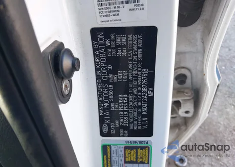 2011 Kia Soul + z USA, uszkodzony, nr VIN KNDJT2A23B7267618